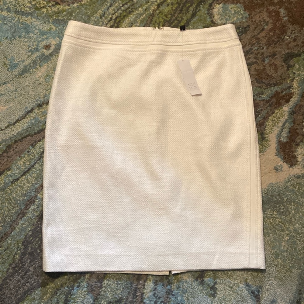 White House Black Market White Skirt